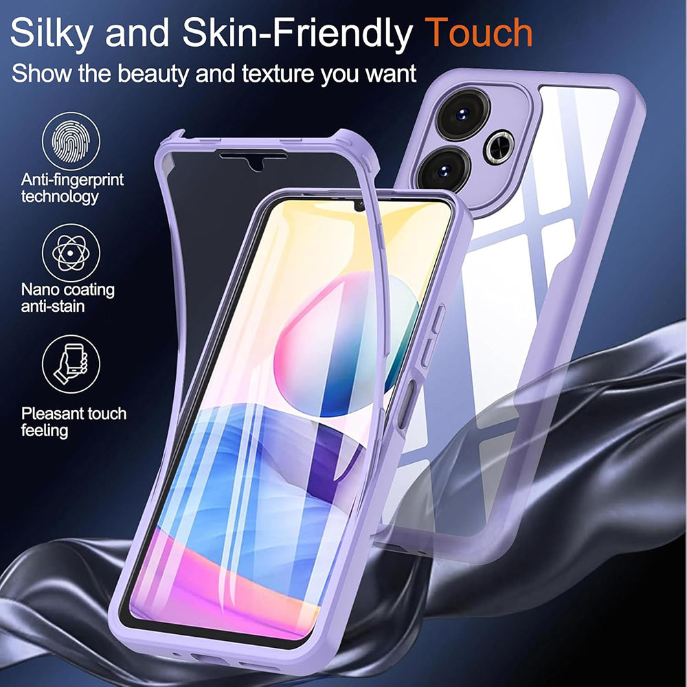 Cover til Xiaomi Poco M6 4G / Redmi 13, Techsuit, ColorVerse 360, Blå
