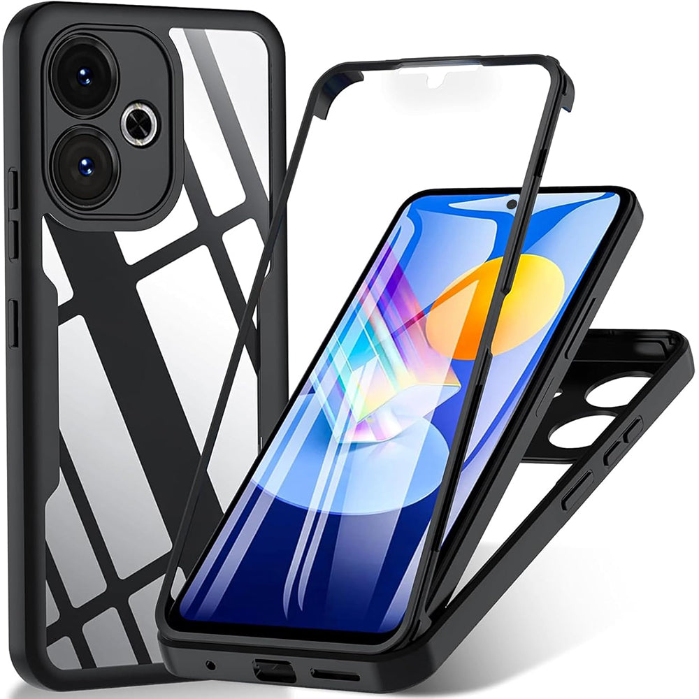 Cover til Xiaomi Poco M6 4G / Redmi 13, Techsuit, ColorVerse 360, Sort