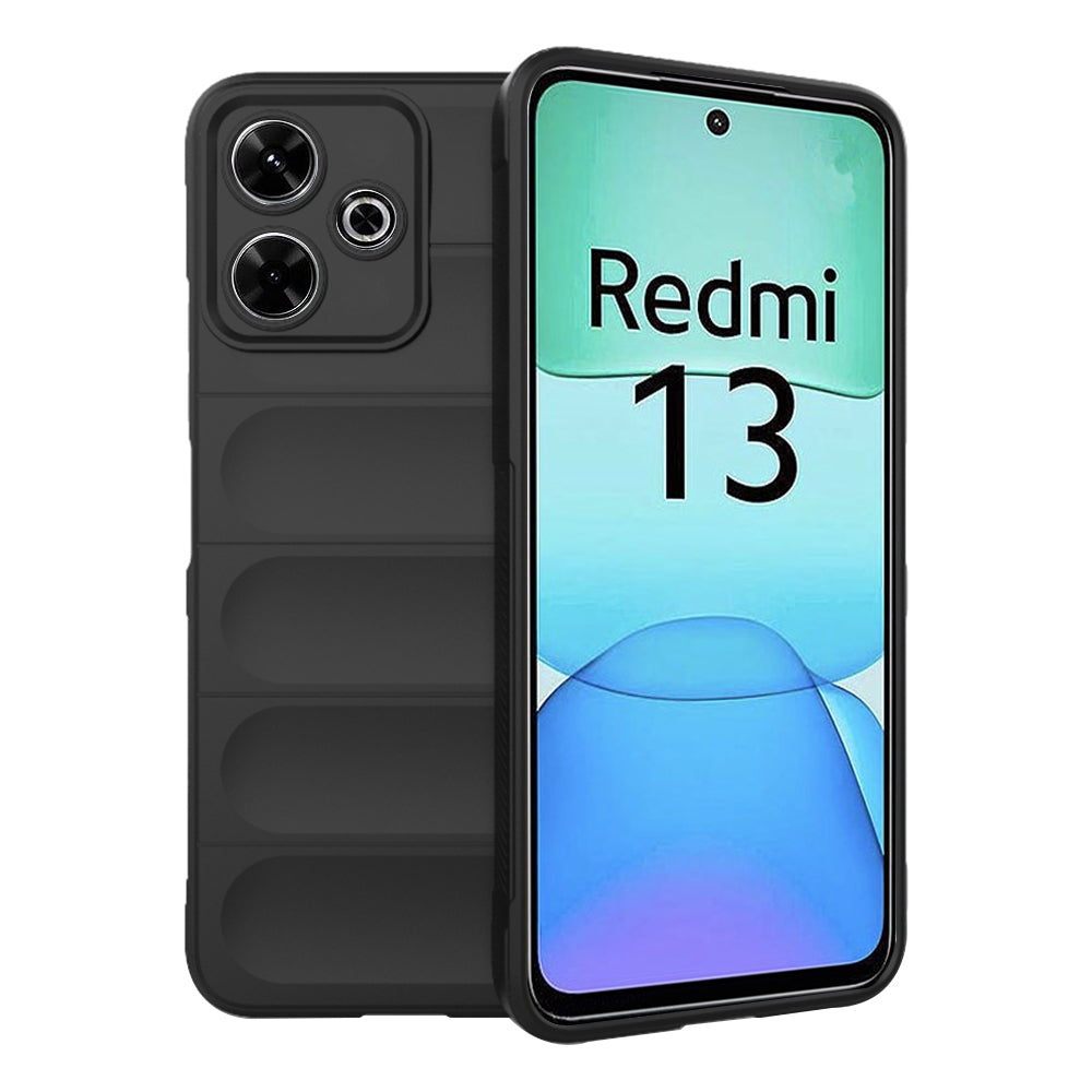Cover til Xiaomi Poco M6 4G / Redmi 13, Techsuit, Magic Shield, Sort