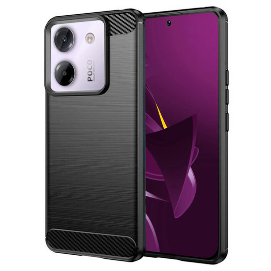 Cover til Xiaomi Poco M7 Pro 5G, Techsuit, Carbon, Sort
