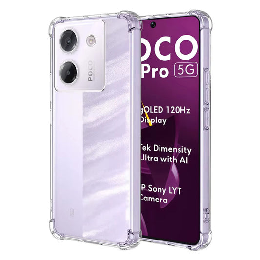 Cover til Xiaomi Poco M7 Pro 5G, Techsuit, Stødabsorberende Klar, Transparent