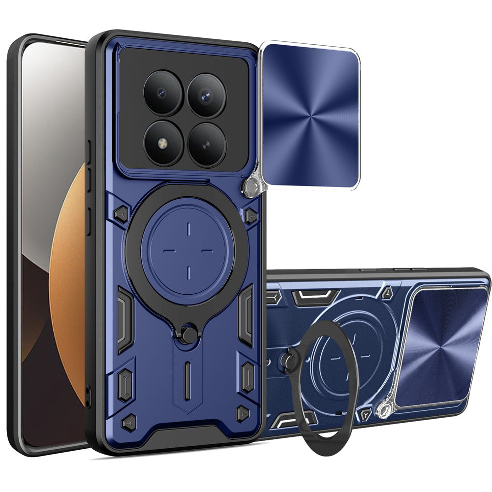 Etui til Xiaomi Poco M8 Pro / Redmi Note 15 Pro+ 5G, Techsuit, CamGuard Pro, Blå