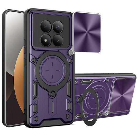 Etui til Xiaomi Poco M8 Pro / Redmi Note 15 Pro+ 5G, Techsuit, CamGuard Pro, Lilla