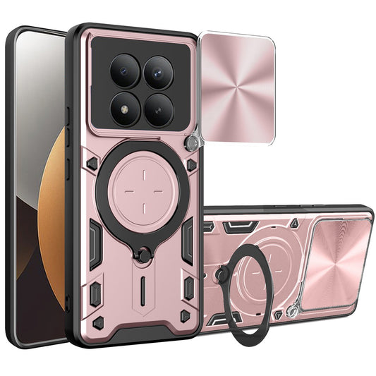 Etui til Xiaomi Poco M8 Pro / Redmi Note 15 Pro+ 5G, Techsuit, CamGuard Pro, Gylden Rosa