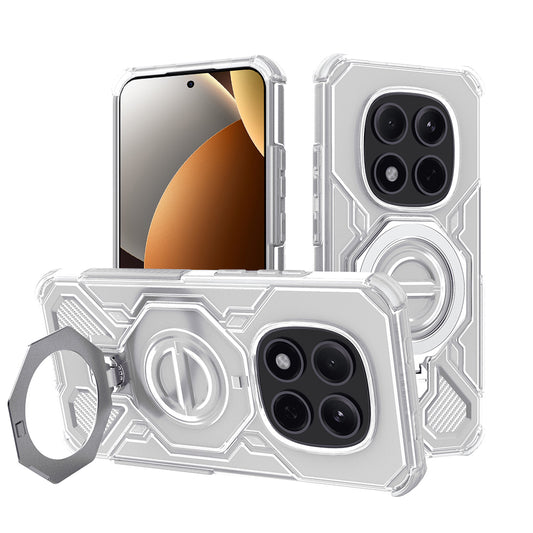 Etui til Xiaomi Poco M8 Pro / Redmi Note 15 Pro+ 5G, Techsuit, Carbon Shield Pro, Hvid