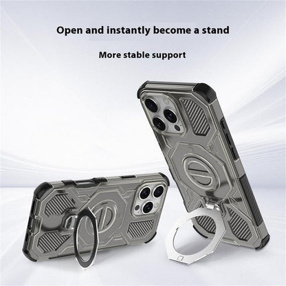 Etui til Xiaomi Poco M8 Pro / Redmi Note 15 Pro+ 5G, Techsuit, Carbon Shield Pro, Røgfarvet