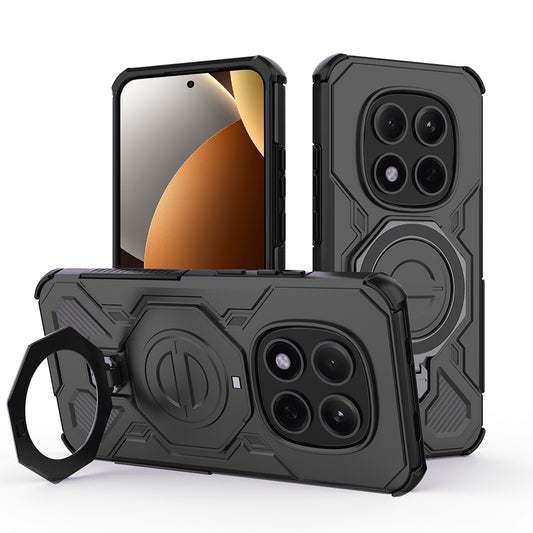 Etui til Xiaomi Poco M8 Pro / Redmi Note 15 Pro+ 5G, Techsuit, Carbon Shield Pro, Sort