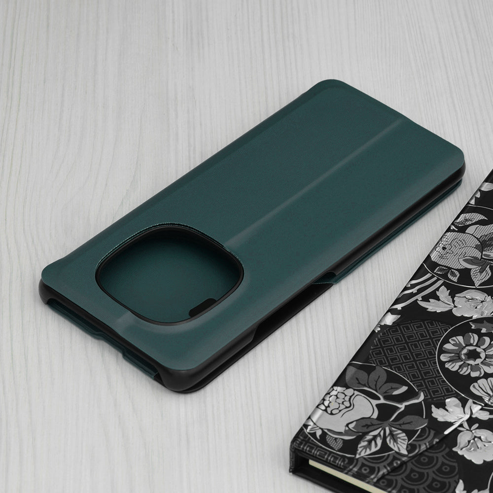 Etui til Xiaomi Poco M8 Pro / Redmi Note 15 Pro+ 5G, Techsuit, eFold, Mørkegrøn