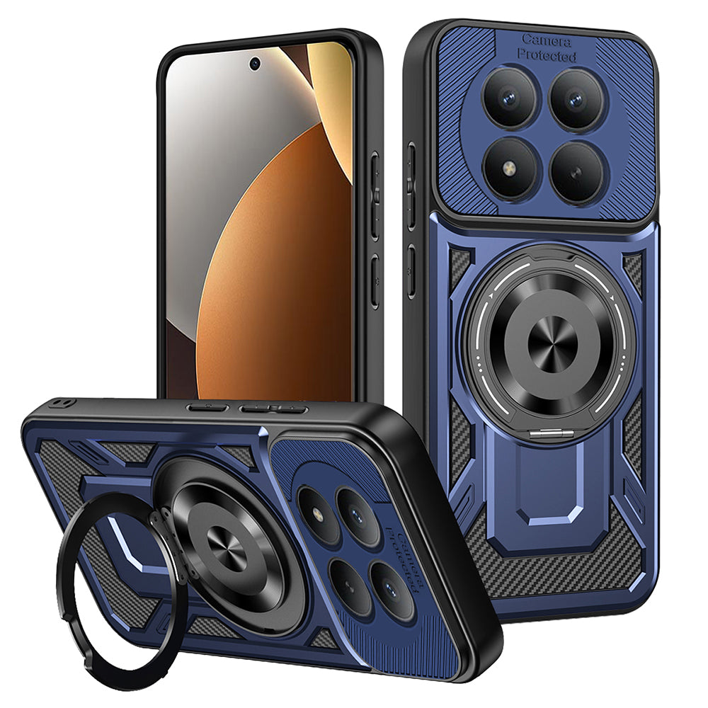 Etui til Xiaomi Poco M8 Pro / Redmi Note 15 Pro+ 5G, Techsuit, RuggedCam, Blå