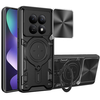 Etui til Xiaomi Poco M8 / Redmi Note 15 5G / Note 15 4G, Techsuit, CamGuard Pro, Sort