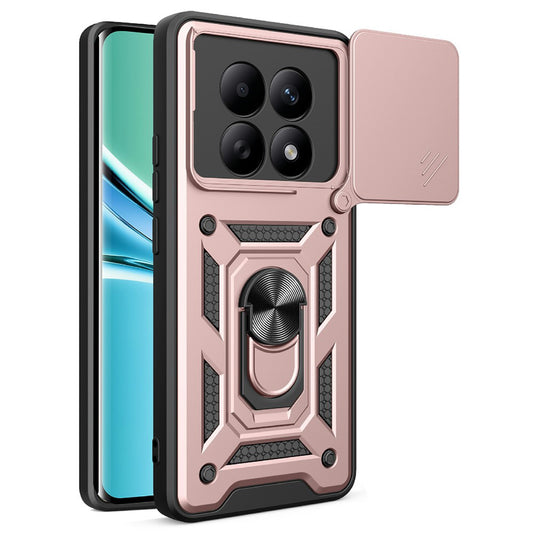 Etui til Xiaomi Poco M8 / Redmi Note 15 5G / Note 15 4G, Techsuit, CamShield, Gylden Rosa