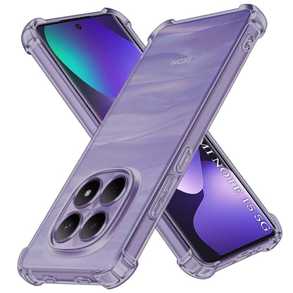 Etui til Xiaomi Poco M8 / Redmi Note 15 5G / Note 15 4G, Techsuit, Stødsikker Klar, Røgfarvet