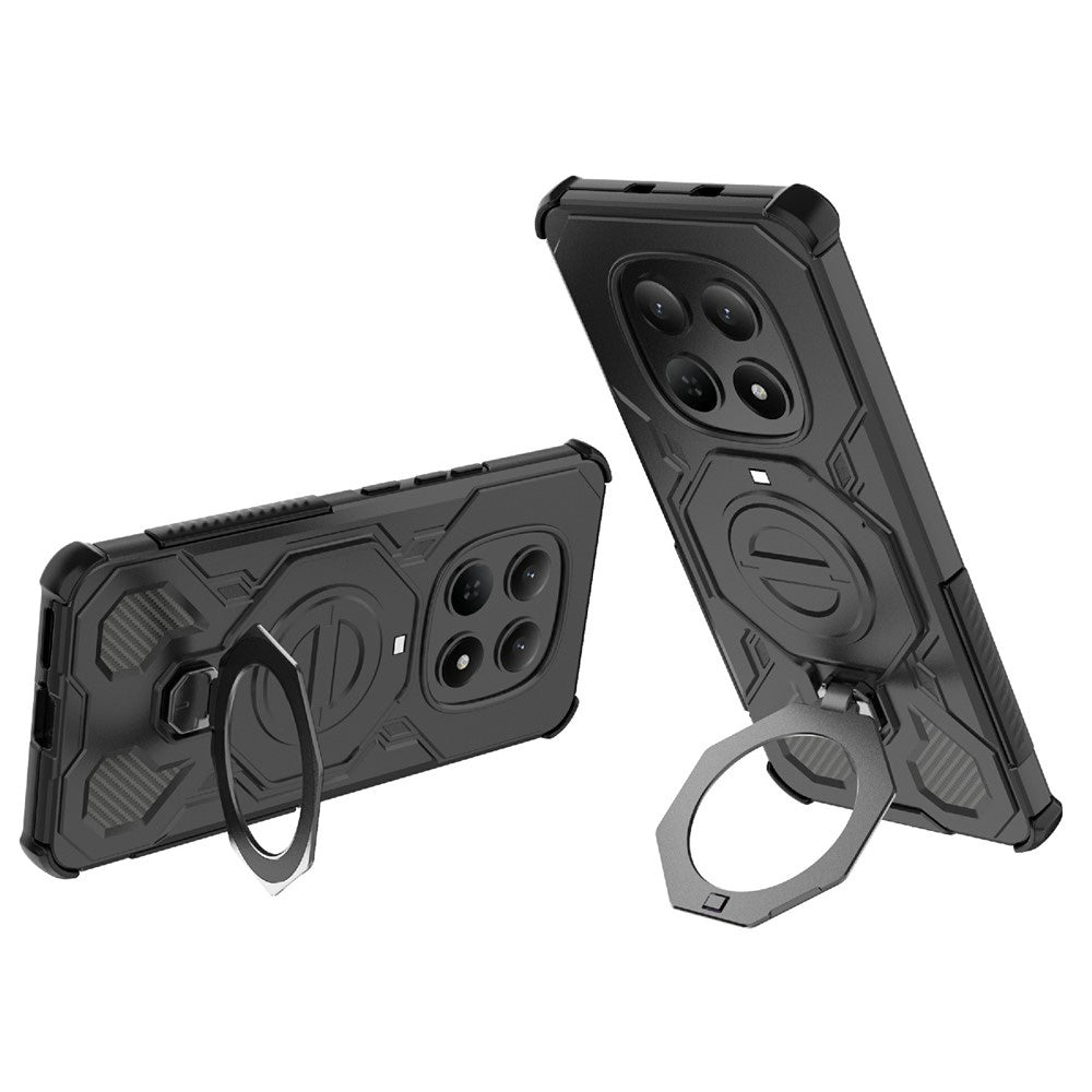 Case for Xiaomi Poco M8 / Redmi Note 15 5G, Techsuit, Carbon Shield Pro, Black