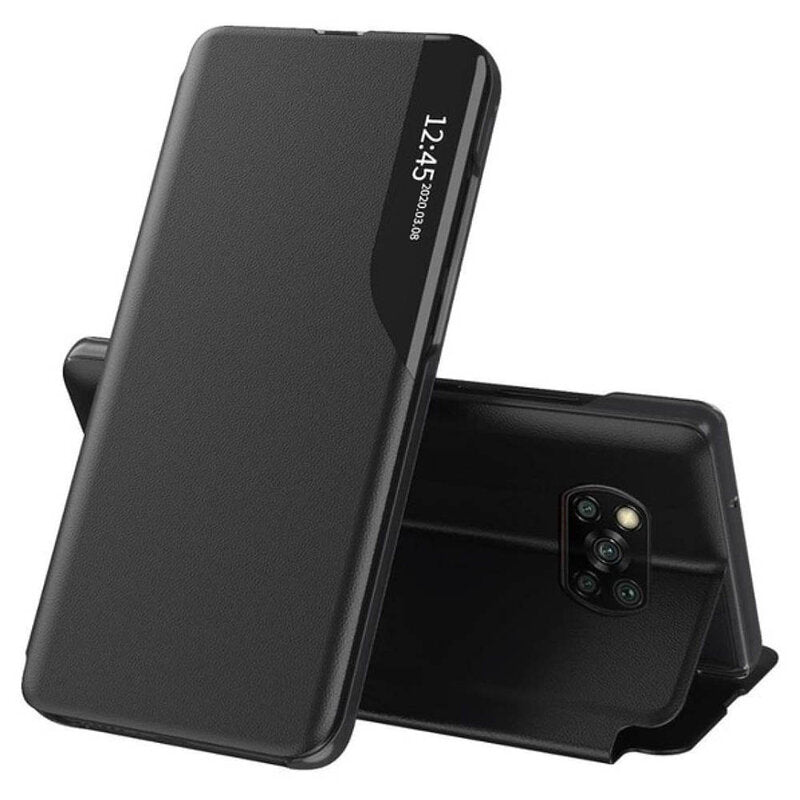 Cover til Xiaomi Poco X3 Pro / X3 NFC / X3, Techsuit, eFold, Sort