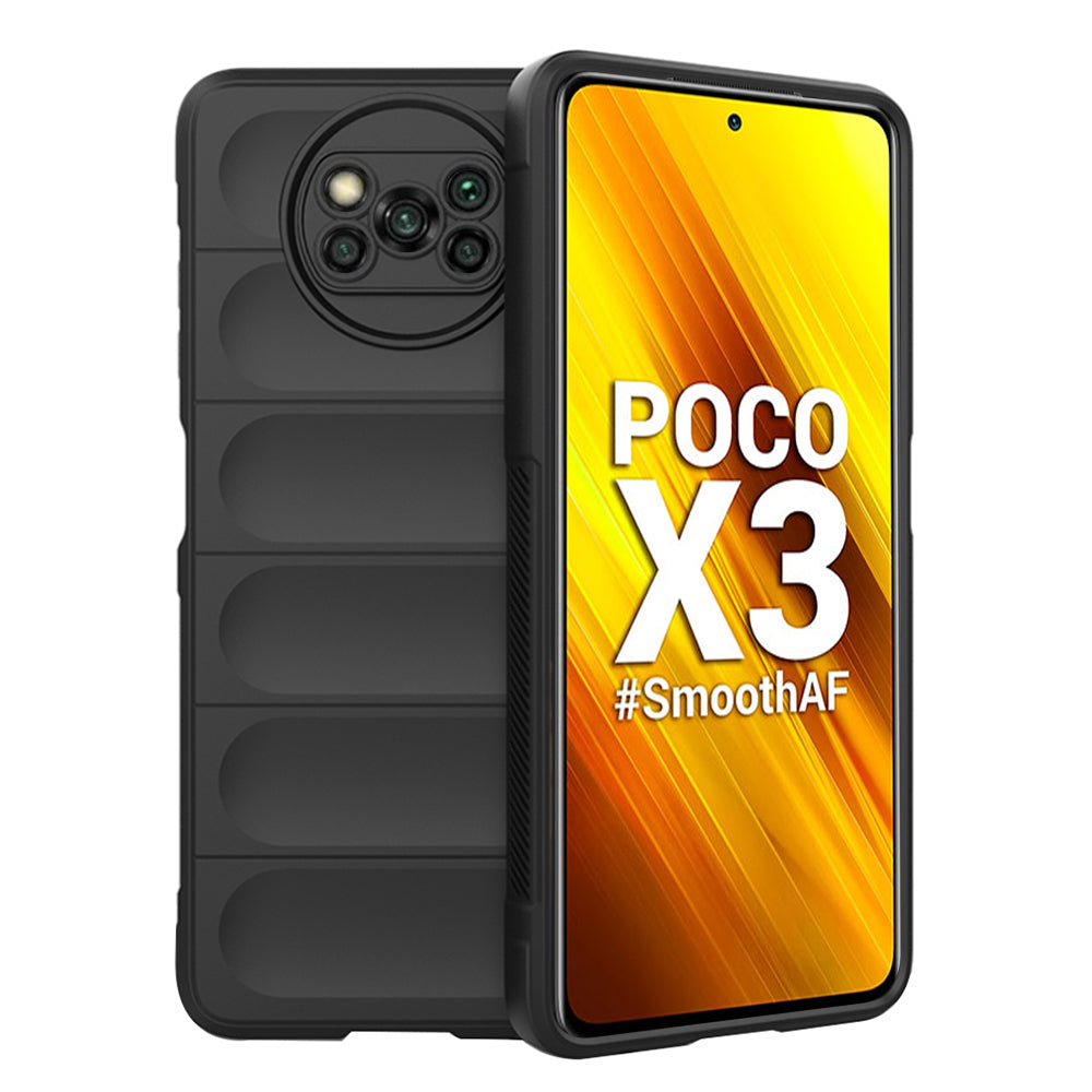 Cover til Xiaomi Poco X3 Pro / X3 NFC / X3, Techsuit, Magic Shield, Sort