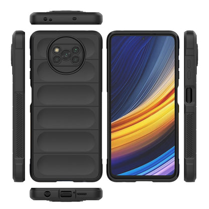 Cover til Xiaomi Poco X3 Pro / X3 NFC / X3, Techsuit, Magic Shield, Sort