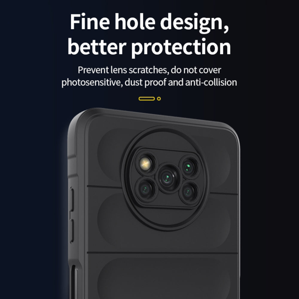 Cover til Xiaomi Poco X3 Pro / X3 NFC / X3, Techsuit, Magic Shield, Sort