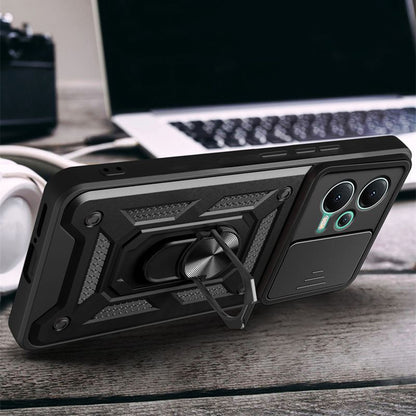 Cover til Xiaomi Poco X5 / Note 12 5G, Techsuit, CamShield, Sort