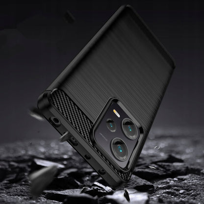 Cover til Xiaomi Poco X5 / Note 12 5G, Techsuit, Carbon, Sort