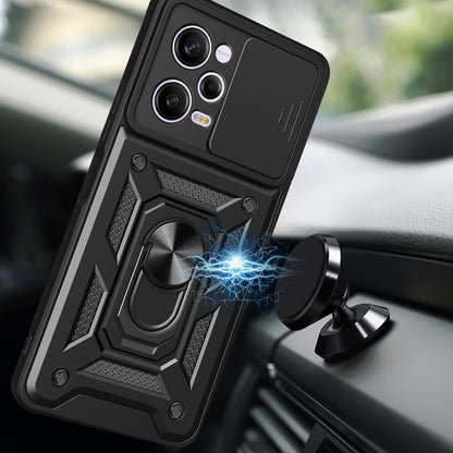 Cover til Xiaomi Poco X5 Pro / Redmi Note 12 Pro 5G, Techsuit, CamShield, Sort