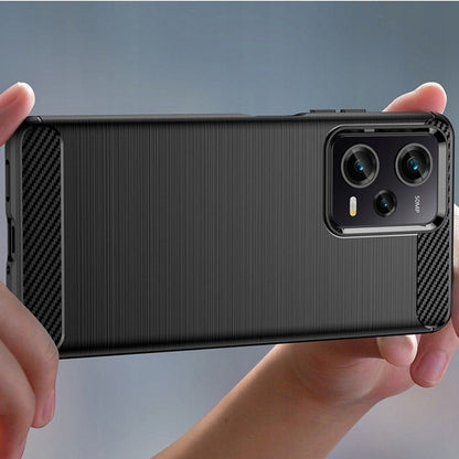 Cover til Xiaomi Poco X5 Pro / Redmi Note 12 Pro 5G, Techsuit, Carbon, Sort