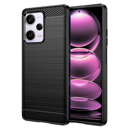 Cover til Xiaomi Poco X5 Pro / Redmi Note 12 Pro 5G, Techsuit, Carbon, Sort