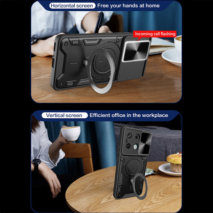 Cover til Xiaomi Poco X6 / Note 13 Pro 5G, Techsuit, CamGuard Pro, Sort