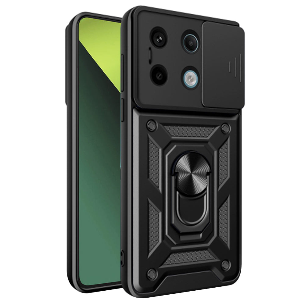 Cover til Xiaomi Poco X6 / Note 13 Pro 5G, Techsuit, CamShield, Sort