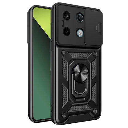 Cover til Xiaomi Poco X6 / Note 13 Pro 5G, Techsuit, CamShield, Sort