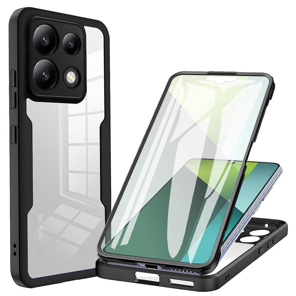 Cover til Xiaomi Poco X6 / Note 13 Pro 5G, Techsuit, ColorVerse 360, Sort