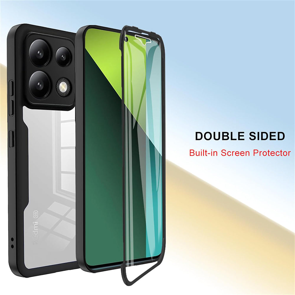 Cover til Xiaomi Poco X6 / Note 13 Pro 5G, Techsuit, ColorVerse 360, Sort