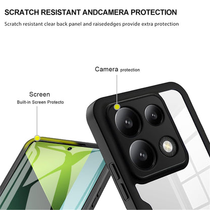 Cover til Xiaomi Poco X6 / Note 13 Pro 5G, Techsuit, ColorVerse 360, Sort
