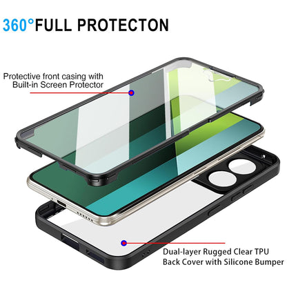 Cover til Xiaomi Poco X6 / Note 13 Pro 5G, Techsuit, ColorVerse 360, Sort