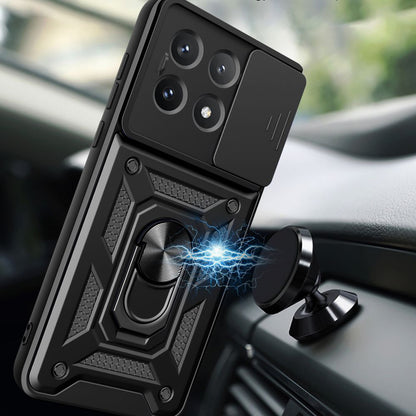 Cover til Xiaomi Poco X6 Pro, Techsuit, CamShield, Sort