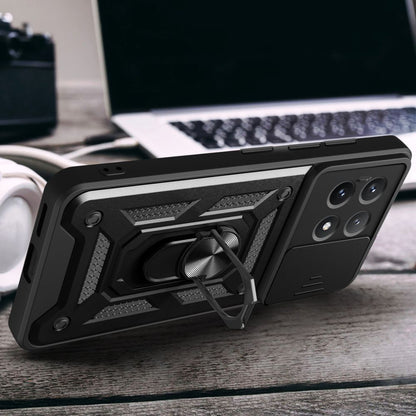 Cover til Xiaomi Poco X6 Pro, Techsuit, CamShield, Sort