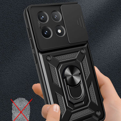 Cover til Xiaomi Poco X6 Pro, Techsuit, CamShield, Sort