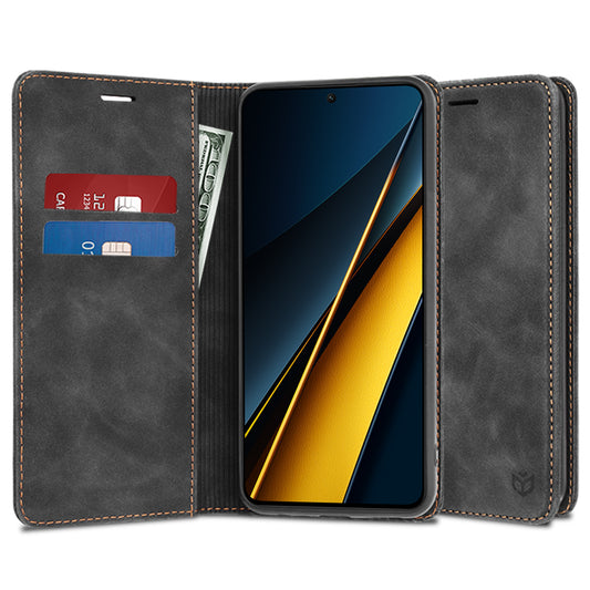 Etui til Xiaomi Poco X6 Pro, Techsuit, Confy, Sort