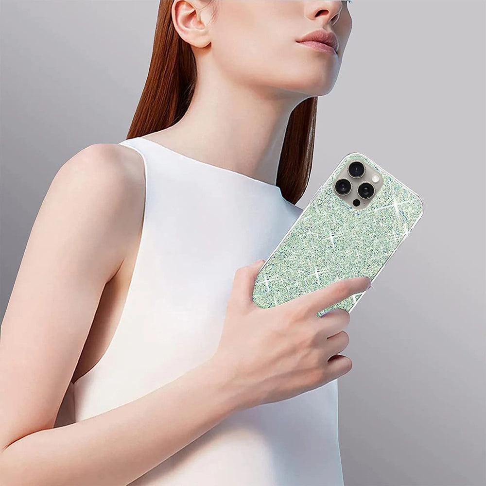 Case for Xiaomi Poco X6 Pro, Techsuit, Sparkly Glitter, Magenta