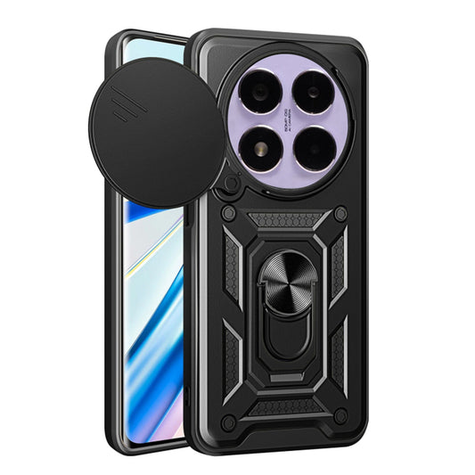 Cover til Xiaomi Poco X7 / Note 14 Pro 5G, Techsuit, CamShield, Sort
