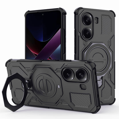 Cover til Xiaomi Poco X7 Pro, Techsuit, Carbon Shield Pro, Sort