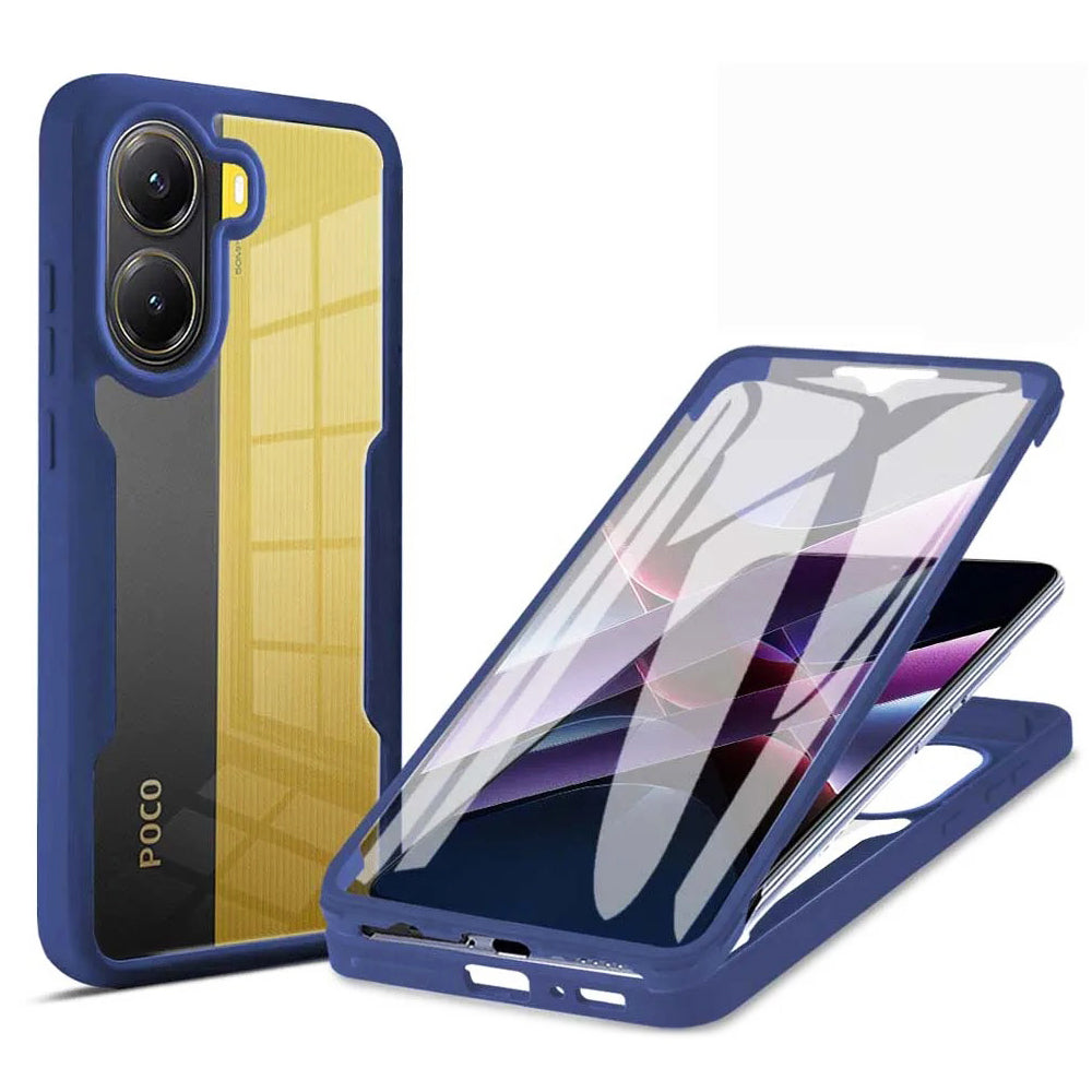 Cover til Xiaomi Poco X7 Pro, Techsuit, ColorVerse 360, Blå