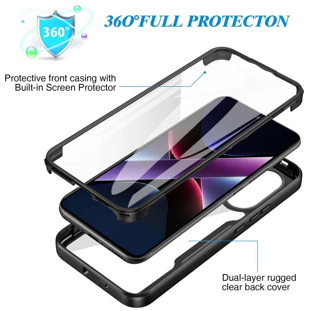 Cover til Xiaomi Poco X7 Pro, Techsuit, ColorVerse 360, Blå
