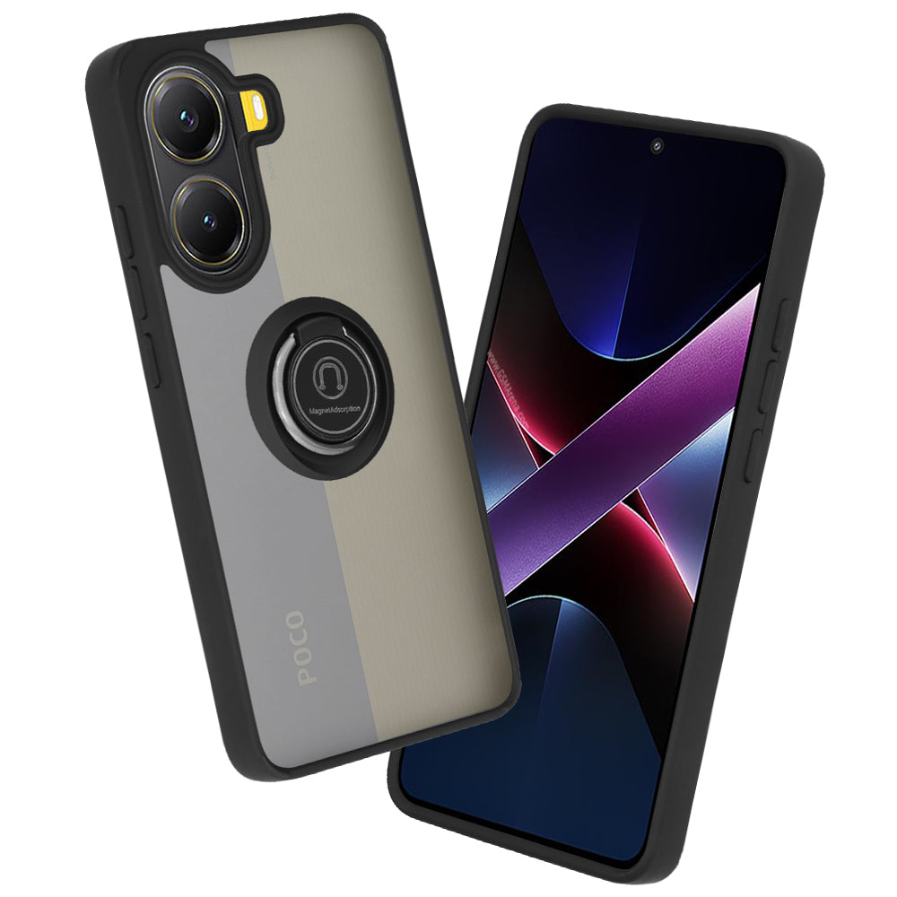 Cover til Xiaomi Poco X7 Pro, Techsuit, Glinth, Sort