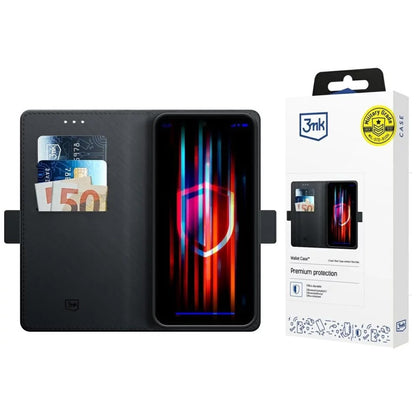 Cover til Xiaomi Poco X7 / Redmi Note 14 Pro 5G, 3MK, Wallet, Sort