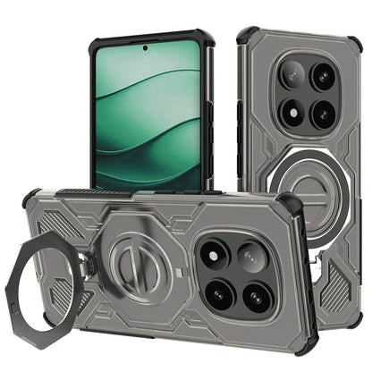 Cover til Xiaomi Poco X7 / Redmi Note 14 Pro 5G, Techsuit, Carbon Shield Pro, Røgfarvet