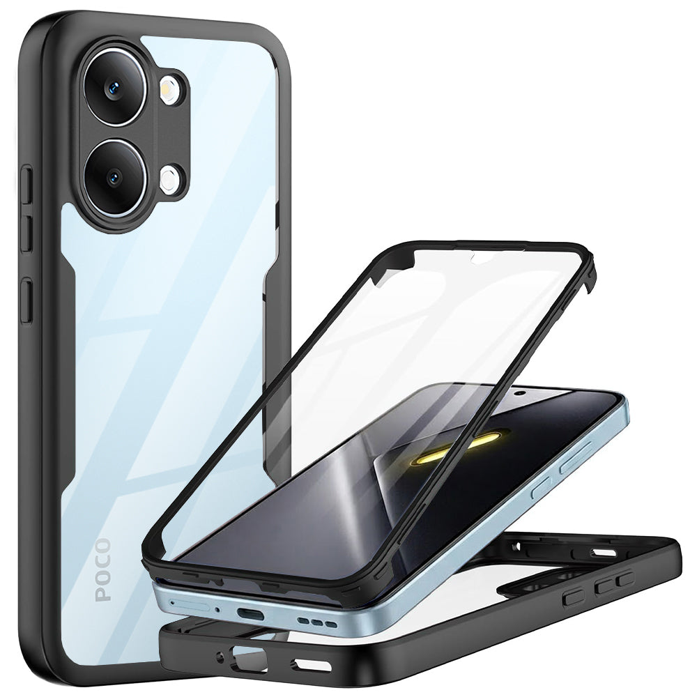 Cover til Xiaomi Poco X8 Pro Max, Techsuit, ColorVerse 360, Sort