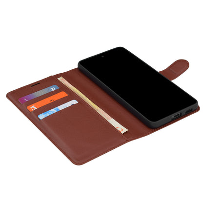 Cover til Xiaomi Poco X8 Pro Max, Techsuit, Leather Folio, Brun
