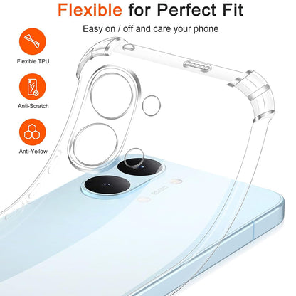 Etui til Xiaomi Poco X8 Pro Max, Techsuit, Shockproof Clear, Gennemsigtig