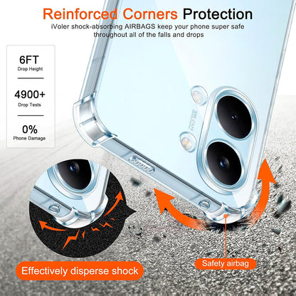 Etui til Xiaomi Poco X8 Pro Max, Techsuit, Shockproof Clear, Gennemsigtig