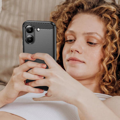 Cover til Xiaomi Poco X8 Pro, Techsuit, Carbon, Blå
